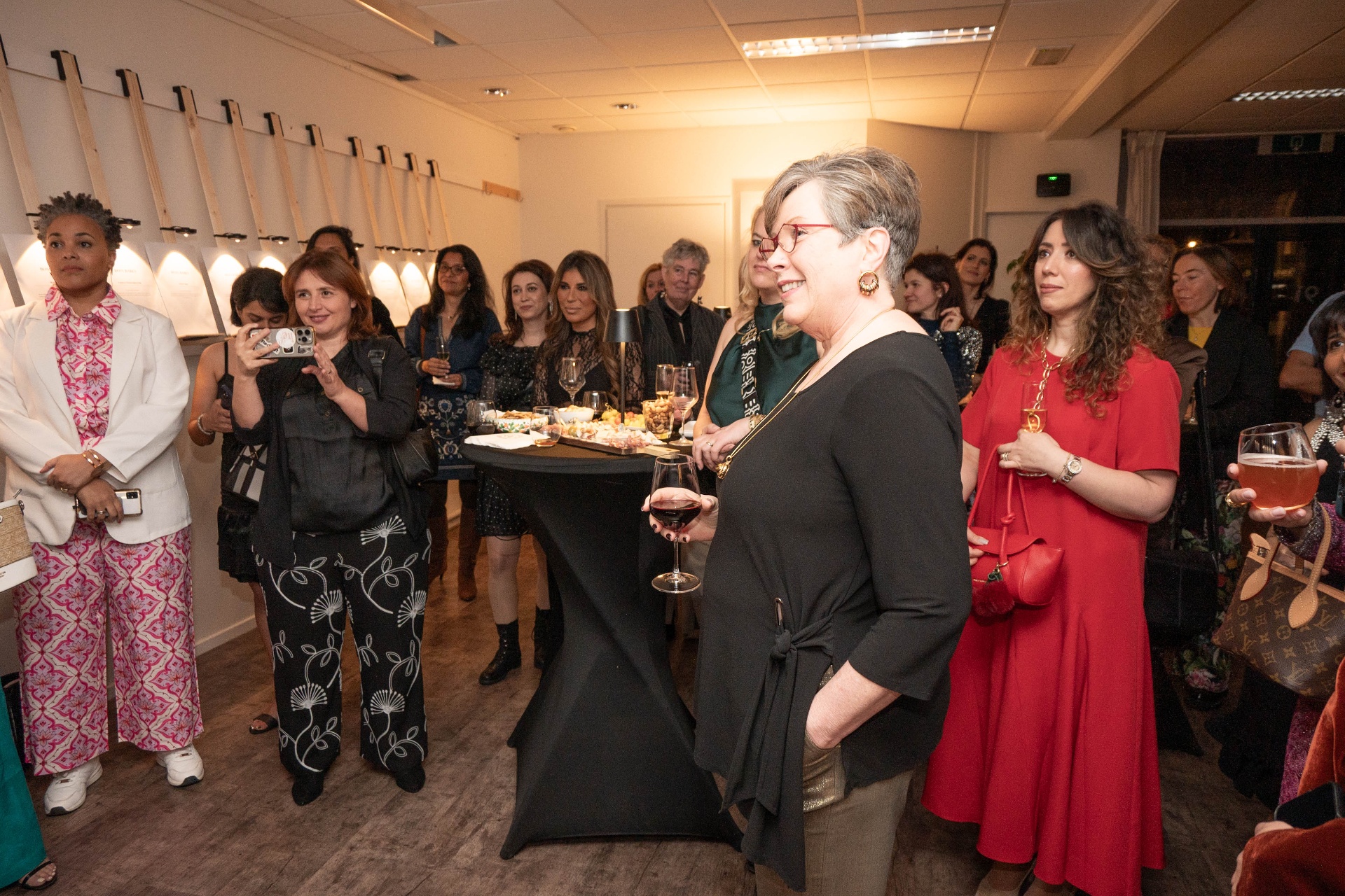 Crowd listening at the Boss Babes finale